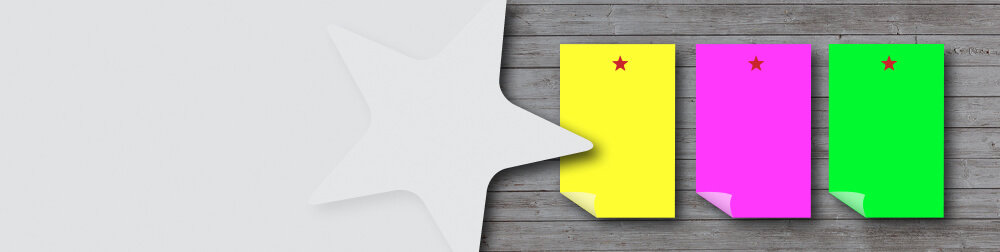 Plakate Neonpapier in vielen Farben