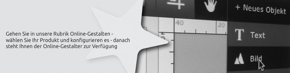 Werbeschilder Alu Dibond online gestalten